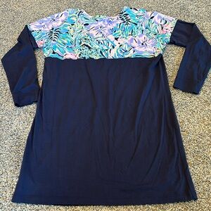 EUC Lilly Pulitzer Long Sleeve T-shirt Dress